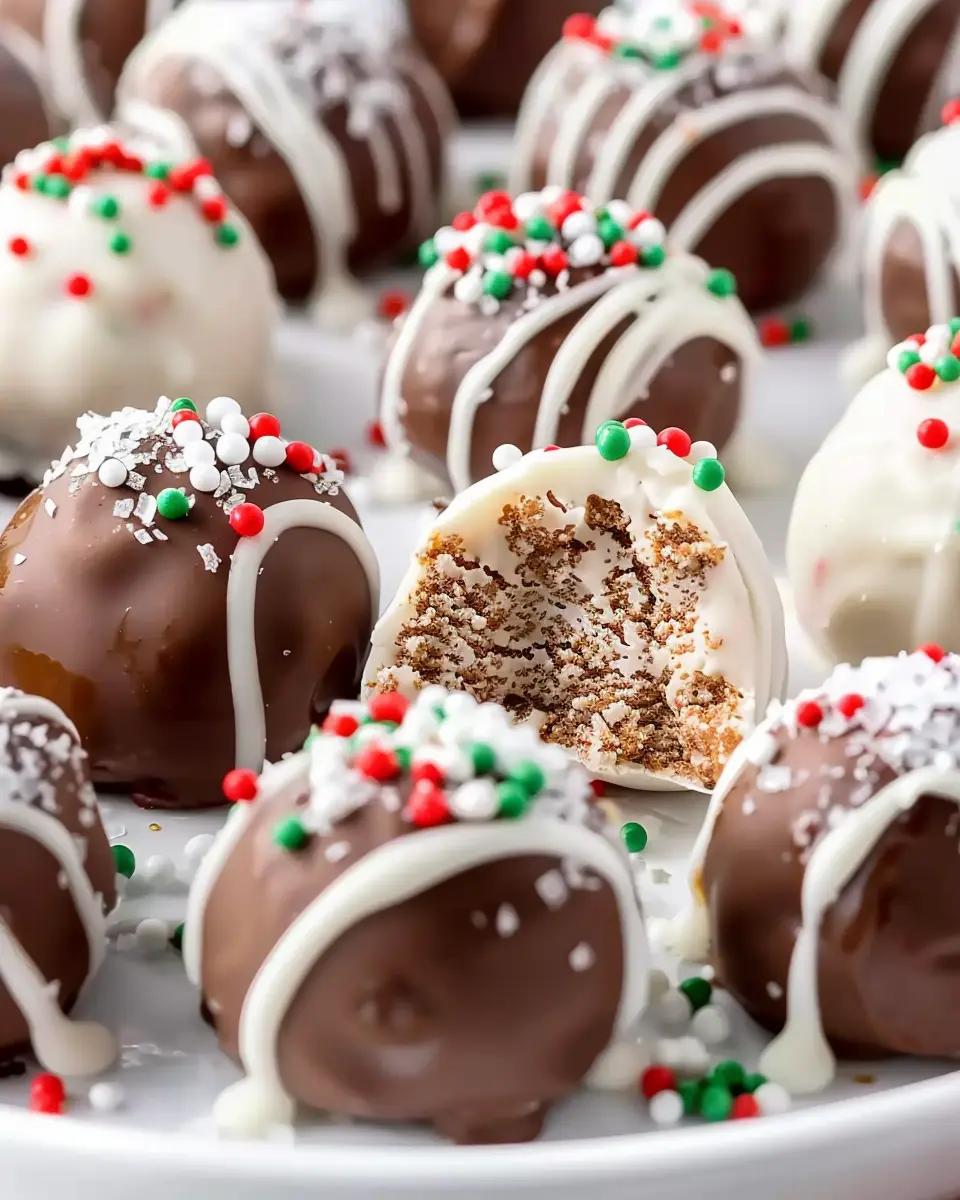 Christmas Cookie Recipes Holiday: Easy No-Bake Gingerbread Truffles