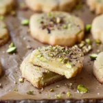 Christmas Cookie Recipes Holiday : Pistachio Shortbread CookiesPistachio Shortbread Cookies