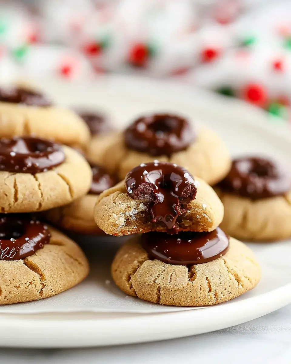 Soft Gingerbread Cookies: The Best Chocolate Thumbprint Delight