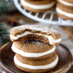 Soft Gingerbread Cookies : Molasses Cream Pie Cookies