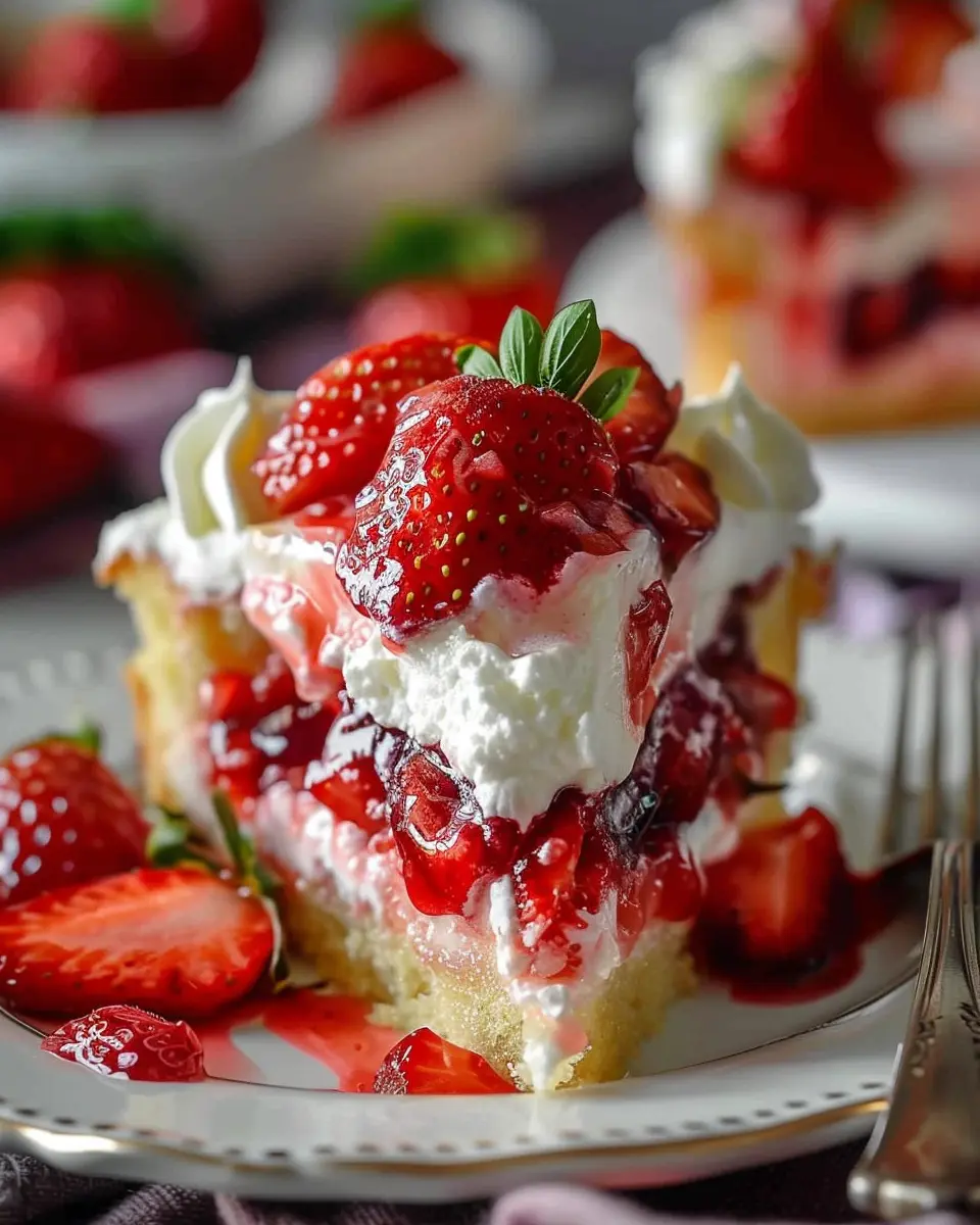 Strawberry Earthquake Cake: Indulgent Flavor in Every Bite