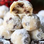 Christmas Cookie Recipes Holiday : Chocolate Chip Snowball Cookies