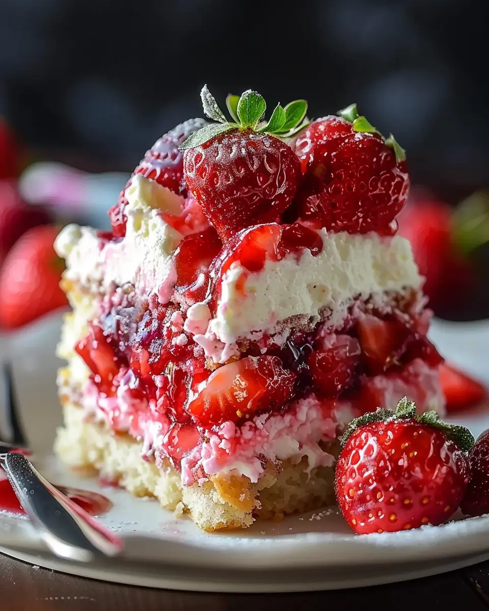 Strawberry Earthquake Cake: The Best Indulgent Dessert You’ll Make