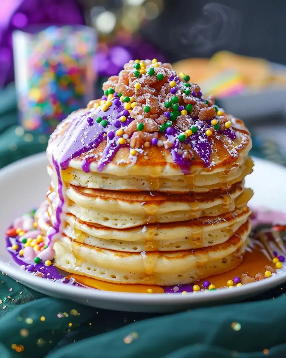 King Cake Pancakes: An Indulgent Twist for Breakfast Bliss
