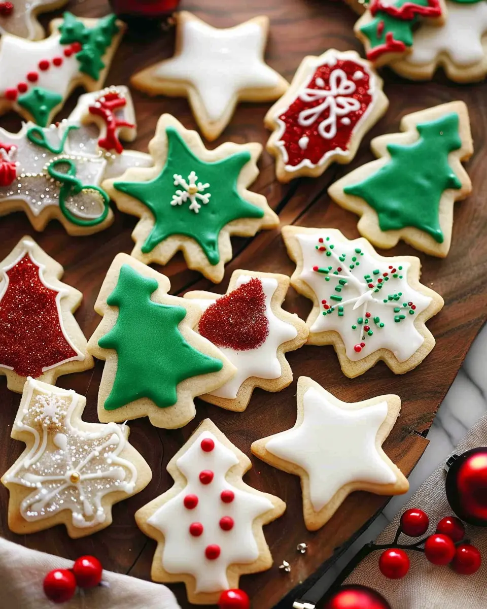 Christmas Cookie Recipes Holiday: Easy Classic Cut Out Sugar Cookies