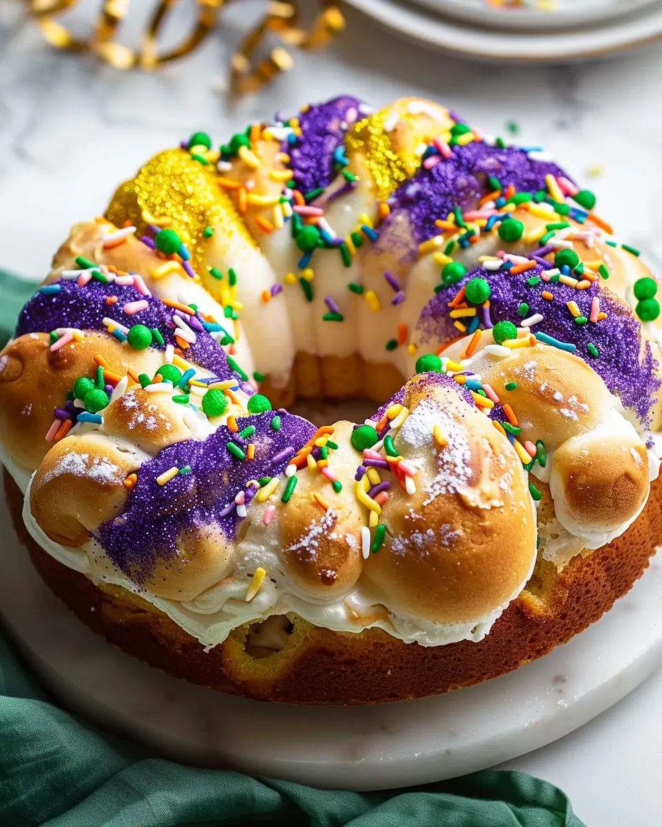easy king cake recipe: a simple and indulgent treat for all